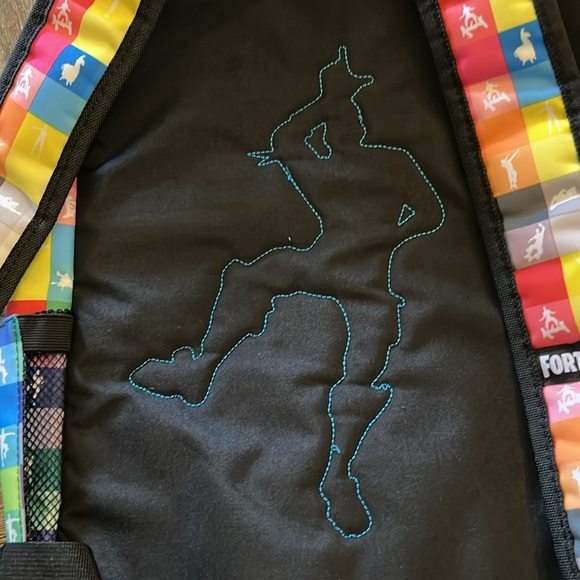 Fortnite school bag back pack great condition but a few tiny pen spots pictured - Picture 4 of 11